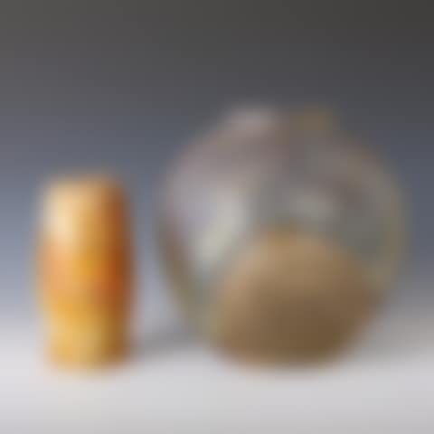 SHIGARAKI WARE VASE, BIZEN VASE 2 PIECES (preview)