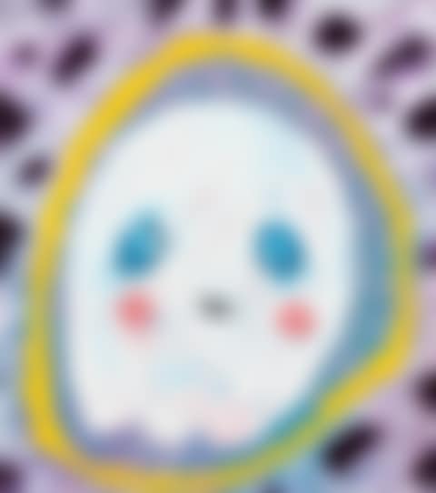 Floating Around Ghost with Purple Snowflakes (preview)