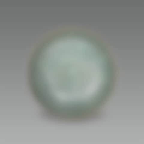 Celadon Bowl with Inlaid Chrysanthemum and Lychee Design (preview)
