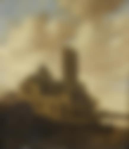 Paysage fluvial dominé par une église (preview)