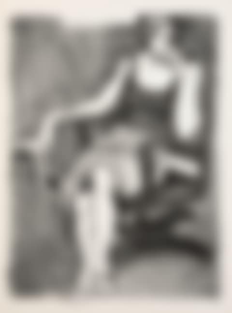 Seated Woman Drinking from a Cup (preview)