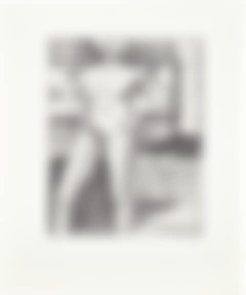 #15 (standing nude with arms on hips), from 41 Etchings Drypoints (preview)