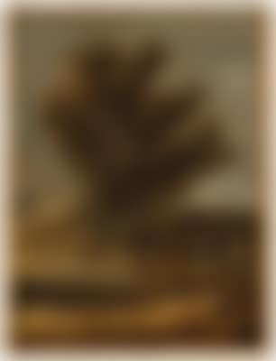 A dune landscape with peasants resting near a group of trees (preview)