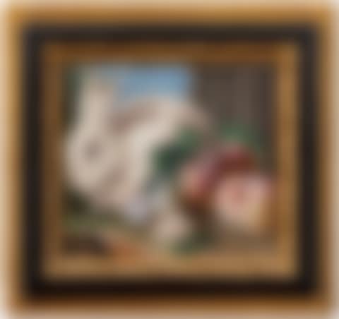 A large micromosaic plaque representing a rabbit with fruit (preview)