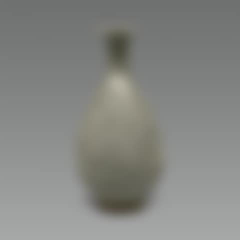 Buncheong Bottle with Inlaid Lotus Design (preview)