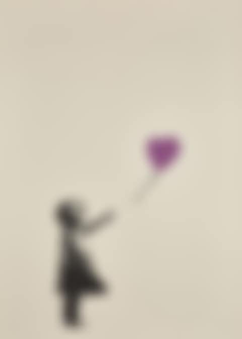 Girl with Balloon – Colour AP (Purple) (preview)