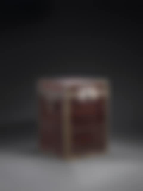 A METAL MOUNTED ZITAN TRAVELLING CHEST (preview)
