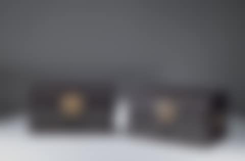 A PAIR OF IMPERIAL SANDALWOOD CHESTS WITH A DRAGON DESIGN (preview)
