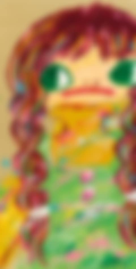 Braid Girl Wearing Green Dress (preview)