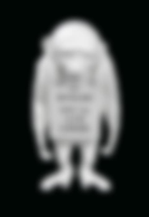 Monkey Sign - Do Nothing You’ll Live Longer (White) (preview)