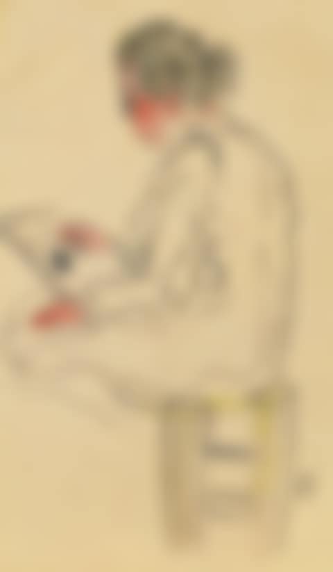 Woman Seated on Stool (preview)