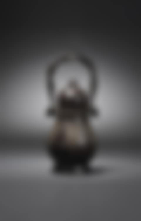 A BRONZE WINE VESSEL AND COVER, YOU (preview)