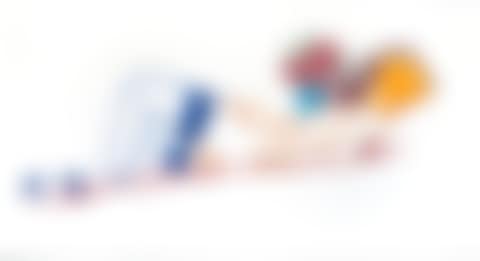 Nude with Bouquet and Blue Stockings (preview)