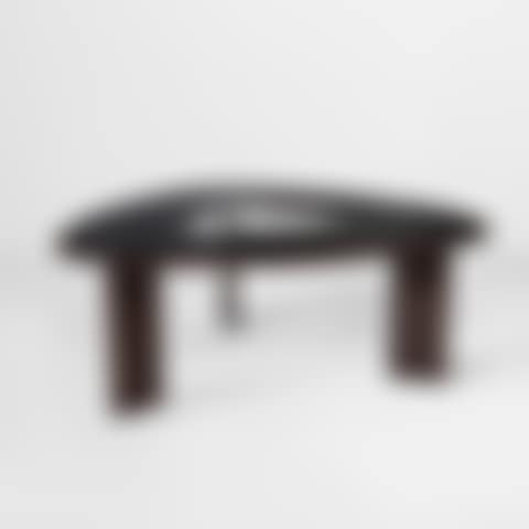 Brazilian rosewood, partially reverse-painted glass (preview)