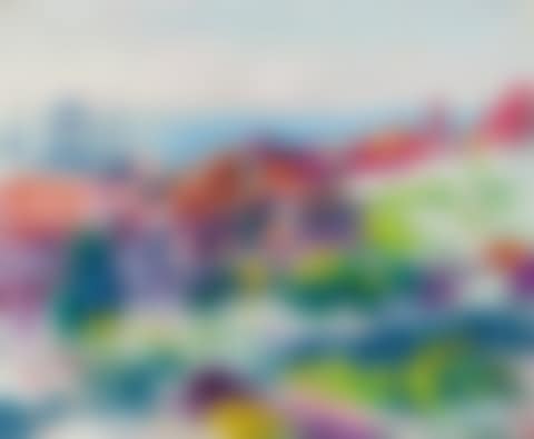 Landscape with View Over the Sea | Paysage avec vue sur la mer (preview)