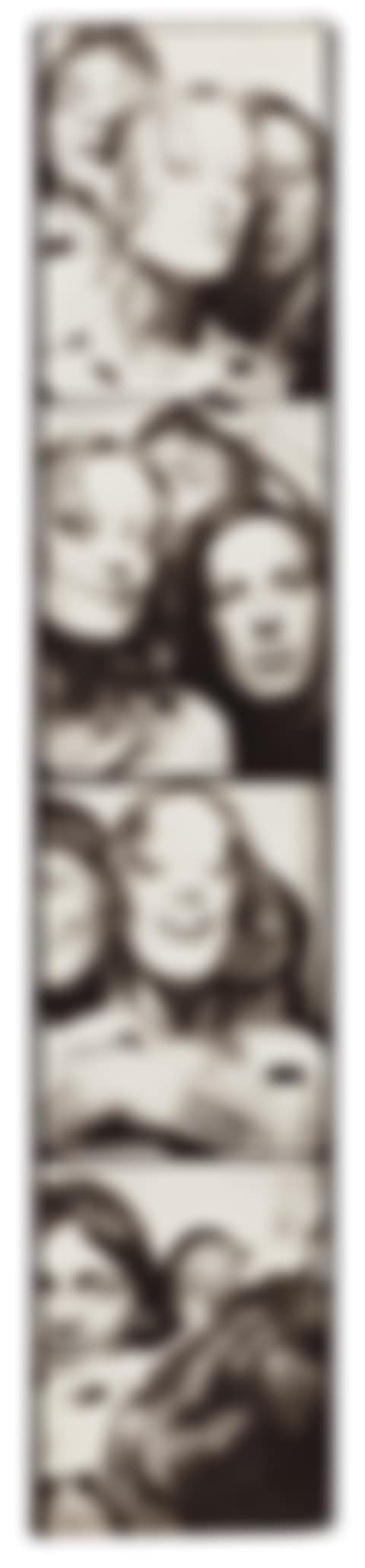 Two photo booth strips featuring Warhol super model Jane Forth, soon to be President of Warhol Enterprises Frederick W. Hughes, and model Cory Tippen (preview)