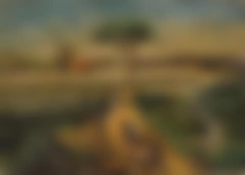 Farm Scene with Cotton Fields (preview)