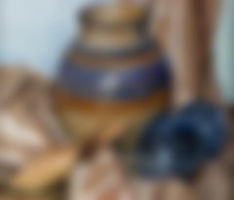 Still Life with a Vase, Glass and Magnolia Leaf (preview)