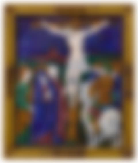 A LIMOGES ENAMEL PLAQUE OF THE CRUCIFIXION (preview)