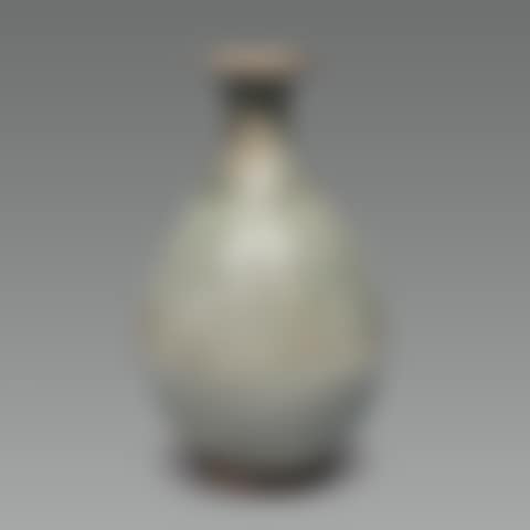 Buncheong Bottle with Inlaid Wave Design (preview)