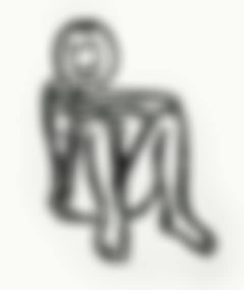 Monica Sitting with Elbows on Knees, from BAM III portfolio (preview)