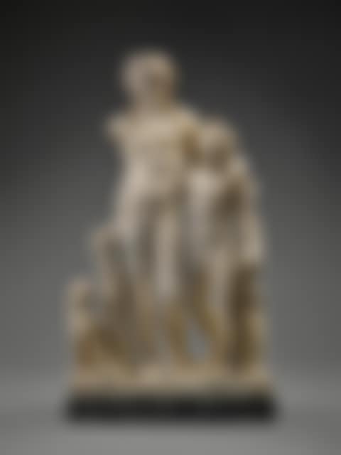 A Roman Marble Group of Dionysos and a Satyr, circa 1st Century A.D., with late 18th/early 19th Century Restorations (preview)