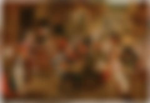 Peasants feasting and merrymaking in a village street (preview)