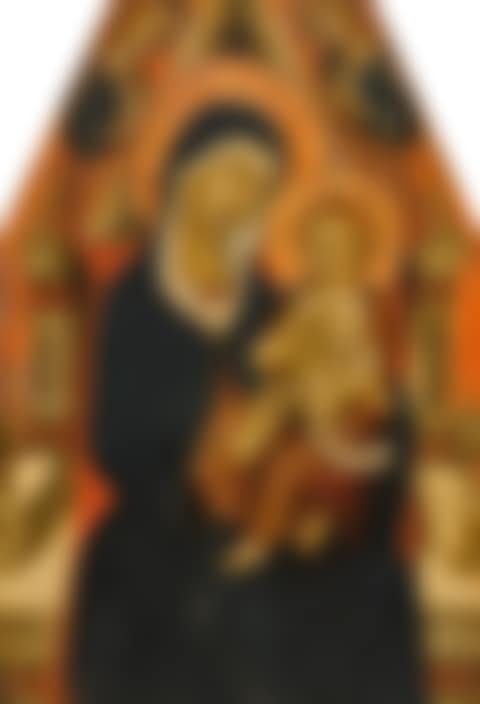 Madonna and Child enthroned with Angels in Adoration (preview)