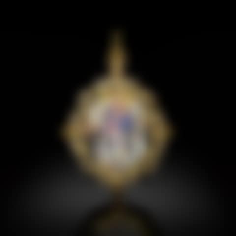 Devotional Pendant with St. Beatriz da Silva and St. Domenica (preview)
