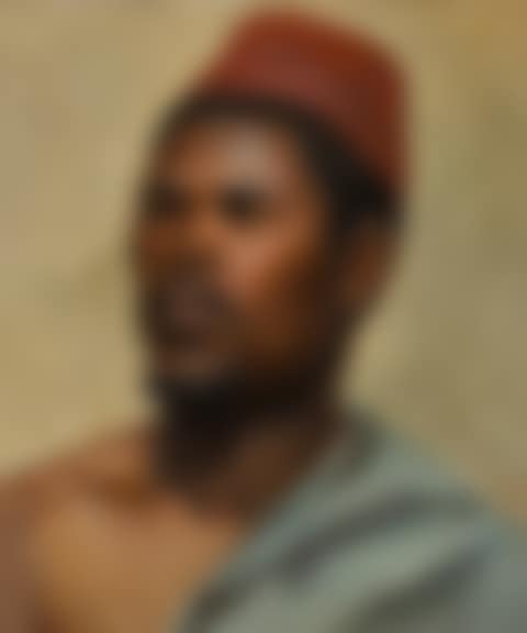 Study of a man wearing a fez (preview)