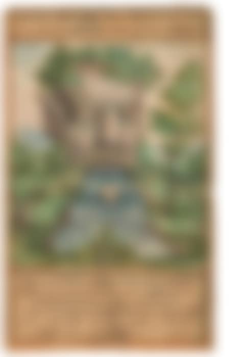 A landscape composed of a male head and buildings (preview)