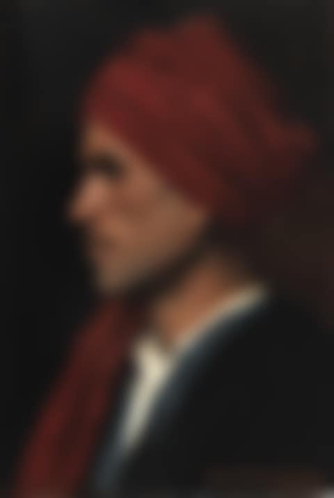 Portrait of a man in profile (preview)