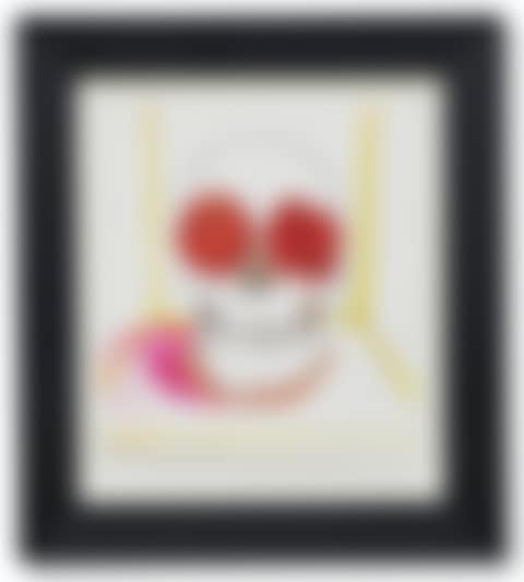 Frozen Skull in human lactic milk with Flowers (preview)