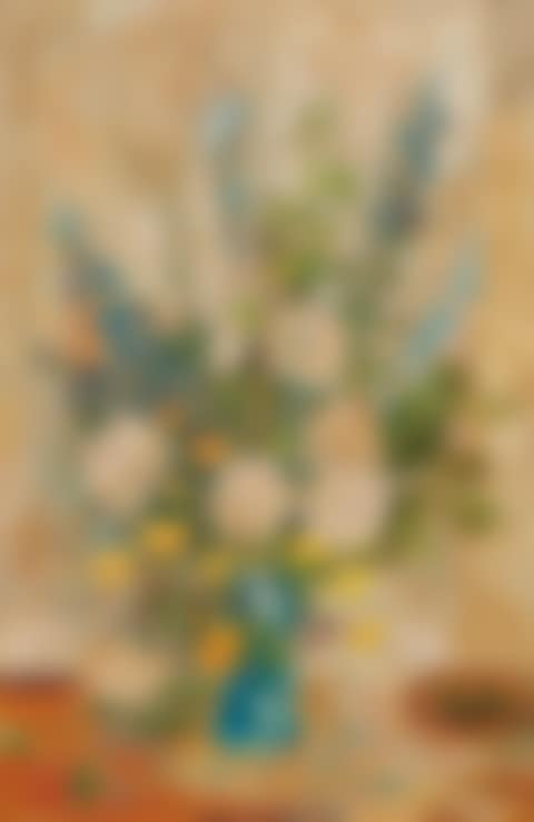Pivoines et delphiniums (Peonies and delphiniums) (preview)