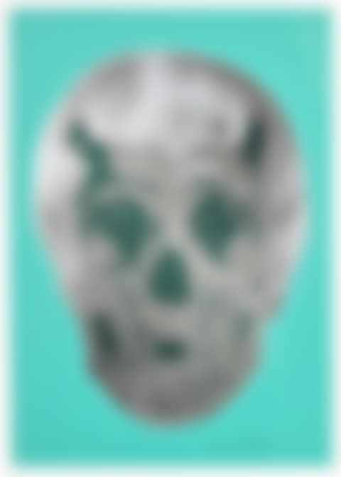 'Till Death Us Do Part - Heavenly Peppermint Green Silver Gloss Racing Green Skull (preview)