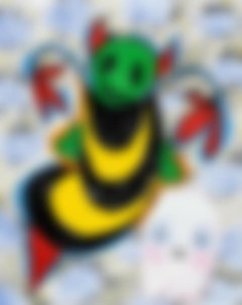 Devil Bee and Ghost on a Puffy Cloud Morning (preview)