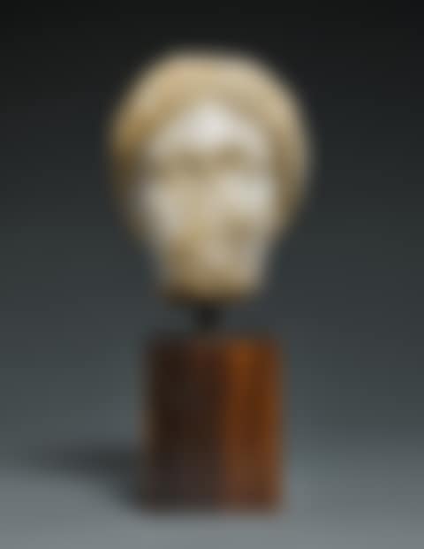 A Fragmentary Marble Head of a Goddess (preview)