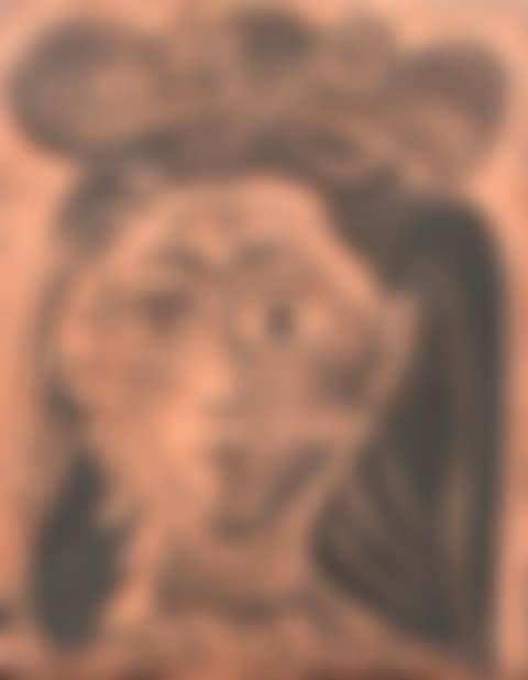 Femme au chapeau fleuri (A.R. 521) (preview)