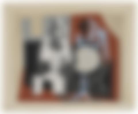 Pierrot et Arlequin à la Terrasse de Café, from: Dix pochoirs (preview)