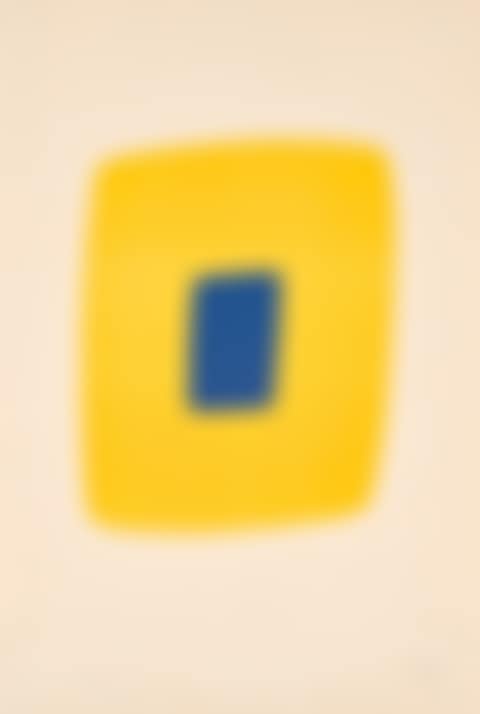 Yellow with Dark Blue, from the Suite of Twenty-Seven Color Lithographs (A. 15) (preview)