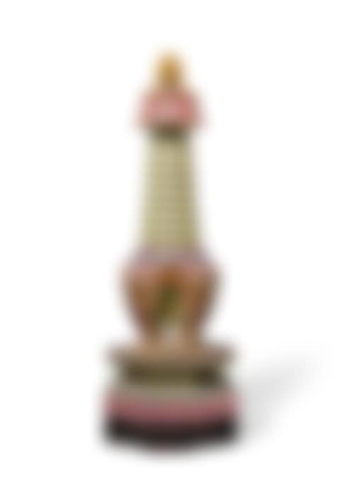 A Rare Chinese Famille Rose Porcelain Stupa (preview)