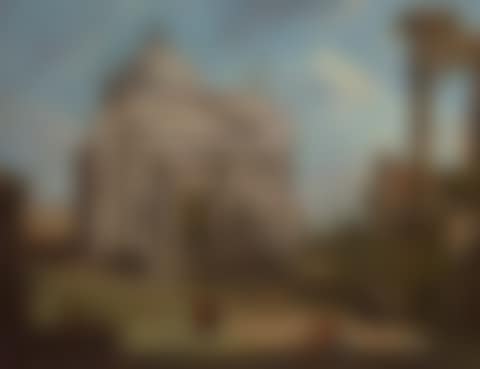 A capriccio with the church of the Redentore (preview)