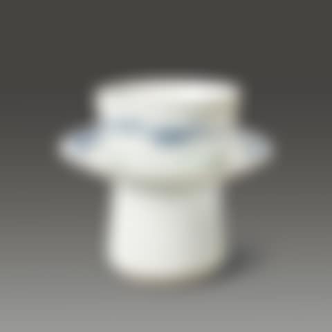 Blue & White Porcelain Cup, Stand (preview)