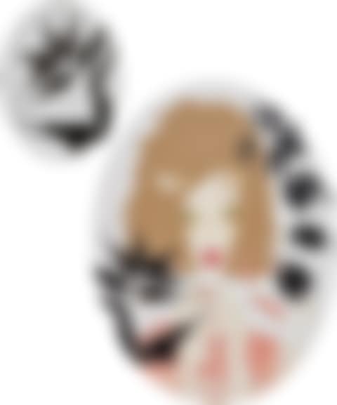 Two works: (i) 061 black flower; (ii) 062 Esther (preview)