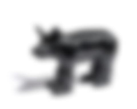 Cloned black father pig with boots - 2007 Résine colorée (preview)