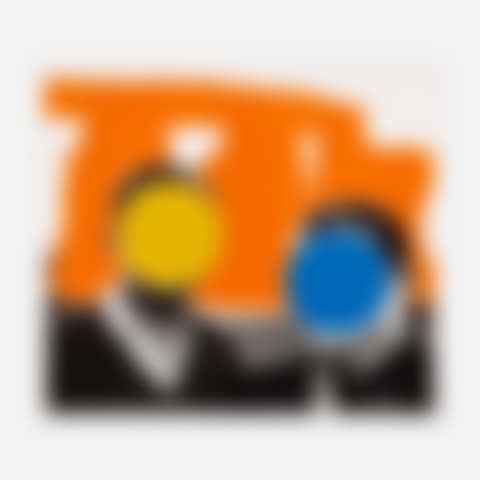 Stonehenge (With Two Persons) Orange (preview)