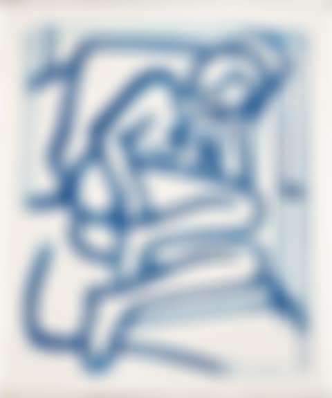 Study for Standing Blue Nude (preview)