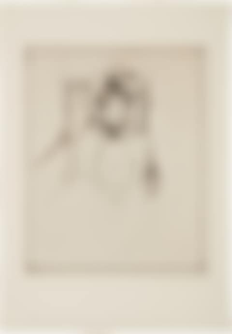 Margot Wearing a Large Bonnet, Seated in an Armchair (Breeskin 192) (preview)