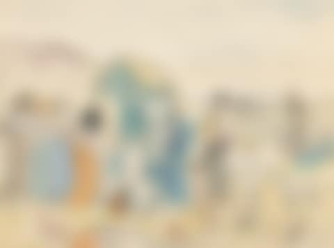 Sketch for 'Decoration, The Women at the Well' (preview)