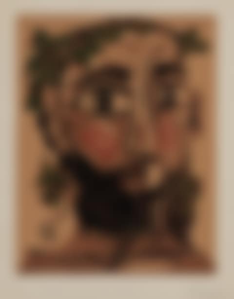 Homme barbu couronné de vigne (Bloch 1089; Baer 1310) (preview)